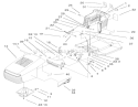Hood & Tower Assembly Diagram and Parts List for 71223 220000001-220010000 - 2002 Toro Lawn Tractor