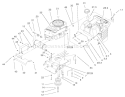 Part Location Diagram of 100-6249 Toro Decal - Engine