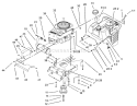 Engine Assembly Diagram and Parts List for 71226 220010001-220999999 - 2002 Toro Lawn Tractor