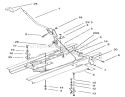 Shifting Assembly Diagram and Parts List for 71226 220010001-220999999 - 2002 Toro Lawn Tractor
