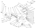Steering Assembly Diagram and Parts List for 71226 220010001-220999999 - 2002 Toro Lawn Tractor