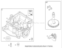 Crankcase Assembly Engine Briggs and Stratton Model 286H77-0121-E1 Diagram and Parts List for 71226 220010001-220999999 - 2002 Toro Lawn Tractor