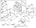 Cylinder Head Assembly Engine Briggs And Stratton Model 312777-0128-E1 Diagram and Parts List for 71228 220000001-220010000 - 2002 Toro Lawn Tractor