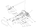 Housing And Bearing Assembly Diagram and Parts List for 71228 220000001-220010000 - 2002 Toro Lawn Tractor