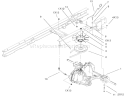 Hydro Transaxle Assembly Diagram and Parts List for 71228 220000001-220010000 - 2002 Toro Lawn Tractor