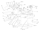 Baffle, Deflector And Cover Assembly Diagram and Parts List for 71228 220000001-220010000 - 2002 Toro Lawn Tractor