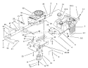 Part Location Diagram of 105-2468 Toro Decal-Engine, 17Hp