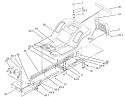 Frame and Body Assembly Diagram and Parts List for 71228 220010001-220999999 - 2002 Toro Lawn Tractor