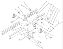 Height of Cut Assembly Diagram and Parts List for 71228 220010001-220999999 - 2002 Toro Lawn Tractor