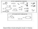 Carburetor Overhaul Kit Assembly Engine Briggs and Stratton Model 31F777-0123-E1 Diagram and Parts List for 71228 220010001-220999999 - 2002 Toro Lawn Tractor