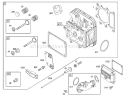 Cylinder Head Assembly Engine Briggs and Stratton Model 31F777-0123-E1 Diagram and Parts List for 71228 220010001-220999999 - 2002 Toro Lawn Tractor