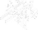 Height-Of-Cut Component Assembly Diagram and Parts List for 71228 230000001-230999999 - 2003 Toro Lawn Tractor