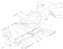 Page K Diagram and Parts List for 71233 210000001-210999999 - 2001 Toro Lawn Tractor