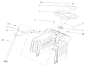 Page W Diagram and Parts List for 71233 210000001-210999999 - 2001 Toro Lawn Tractor