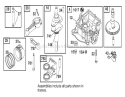 Page F Diagram and Parts List for 71233 210000001-210999999 - 2001 Toro Lawn Tractor