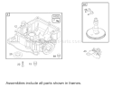 Page E Diagram and Parts List for 71233 230000001-230999999 - 2003 Toro Lawn Tractor