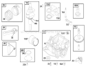Page J Diagram and Parts List for 71240 9900001-9999999 - 1999 Toro Lawn Tractor