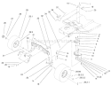 Page Z Diagram and Parts List for 71240 9900001-9999999 - 1999 Toro Lawn Tractor