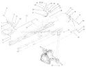 Hydro Transaxle Controls Assembly Diagram and Parts List for 71227 220010001-220999999 - 2002 Toro Lawn Tractor