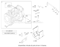 Cylinder Assembly Briggs and Stratton Model 286H77-0121-E1 Diagram and Parts List for 71227 220010001-220999999 - 2002 Toro Lawn Tractor