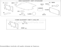 Gasket Assembly Briggs and Stratton Model 286h77-0121-e1 Diagram and Parts List for 71227 240000001-240999999 - 2004 Toro Lawn Tractor