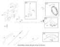 Governor Assembly Briggs and Stratton Model 286H77-0121-e1 Diagram and Parts List for 71227 240000001-240999999 - 2004 Toro Lawn Tractor