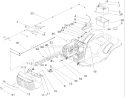 Electrical Component Assembly Diagram and Parts List for 71227 240000001-240999999 - 2004 Toro Lawn Tractor