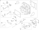 Page J Diagram and Parts List for 71245 240000001-240999999 - 2004 Toro Lawn Tractor