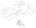 Hydro Transaxle Control Assembly Diagram and Parts List for 71227 240000001-240999999 - 2004 Toro Lawn Tractor