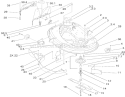 38in Deck Assembly Diagram and Parts List for 71246 260000001-260999999 - 2006 Toro Lawn Tractor