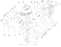 Engine Assembly Diagram and Parts List for 71252 290000001-290999999 - 2009 Toro Lawn Tractor