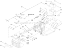 Electrical Assembly Diagram and Parts List for 71252 310000001-310002000 - 2010 Toro Lawn Tractor
