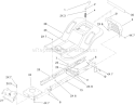 Frame and Body Assembly Diagram and Parts List for 71252 310000001-310002000 - 2010 Toro Lawn Tractor