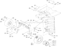 Steering Component Assembly Diagram and Parts List for 71257 310000001-310999999 - 2010 Toro Lawn Tractor