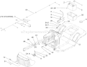 Electrical Assembly Diagram and Parts List for 71257 310000001-310999999 - 2010 Toro Lawn Tractor