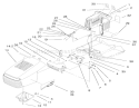 Hood & Tower Assembly Diagram and Parts List for 71197 9900001-9999999 - 1999 Toro Lawn Tractor