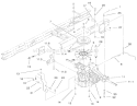 Part Location Diagram of 99-5845 Toro Lever Wa-Speed Control