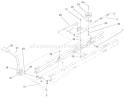 Traction & Brake Components Assembly Diagram and Parts List for 71197 9900001-9999999 - 1999 Toro Lawn Tractor