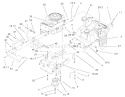 Engine System Assembly Diagram and Parts List for 71282 210000001-210999999 - 2001 Toro Lawn Tractor