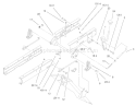 Height Of Cut Assembly Diagram and Parts List for 71282 210000001-210999999 - 2001 Toro Lawn Tractor