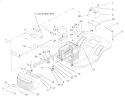 Electrical Assembly Diagram and Parts List for 71282 210000001-210999999 - 2001 Toro Lawn Tractor