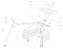 Page W Diagram and Parts List for 71282 210000001-210999999 - 2001 Toro Lawn Tractor
