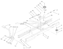 Traction Brake Assembly Diagram and Parts List for 71282 210000001-210999999 - 2001 Toro Lawn Tractor