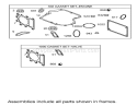 Gasket Assembly Engine Briggs and Stratton Model 31F777-0123-E1 Diagram and Parts List for 71283 220010001-220999999 - 2002 Toro Lawn Tractor