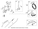 Governor Assembly Engine Briggs and Stratton Model 31F777-0123-E1 Diagram and Parts List for 71283 220010001-220999999 - 2002 Toro Lawn Tractor