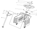 Steering Assembly Diagram and Parts List for 71283 220010001-220999999 - 2002 Toro Lawn Tractor