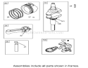 Crankshaft Assembly Engine Briggs and Stratton Model 31F777-0123-E1 Diagram and Parts List for 71283 220010001-220999999 - 2002 Toro Lawn Tractor