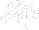 Hight-Of-Cut Component Assembly Diagram and Parts List for 71283 230000001-230999999 - 2003 Toro Lawn Tractor
