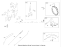 Governor Assembly Briggs and Stratton 31F777-0123-E1 Diagram and Parts List for 71283 230000001-230999999 - 2003 Toro Lawn Tractor