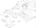 Hood and Tower Assembly Diagram and Parts List for 71283 240000001-240999999 - 2004 Toro Lawn Tractor